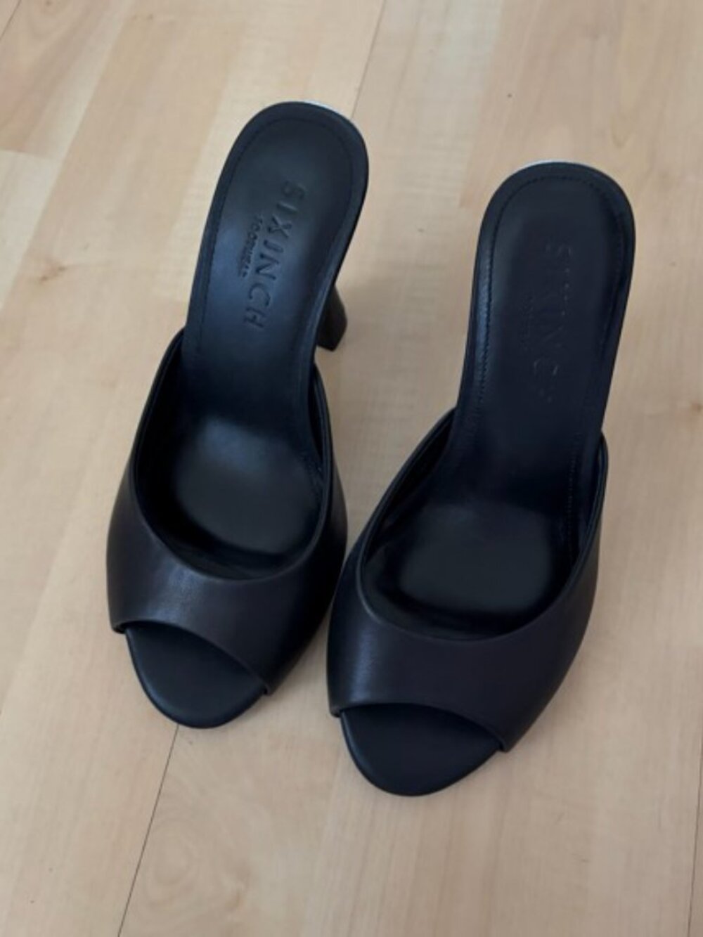 Six Inch Kaia Heels - Size 6, Wide Feet Friendly Sandals